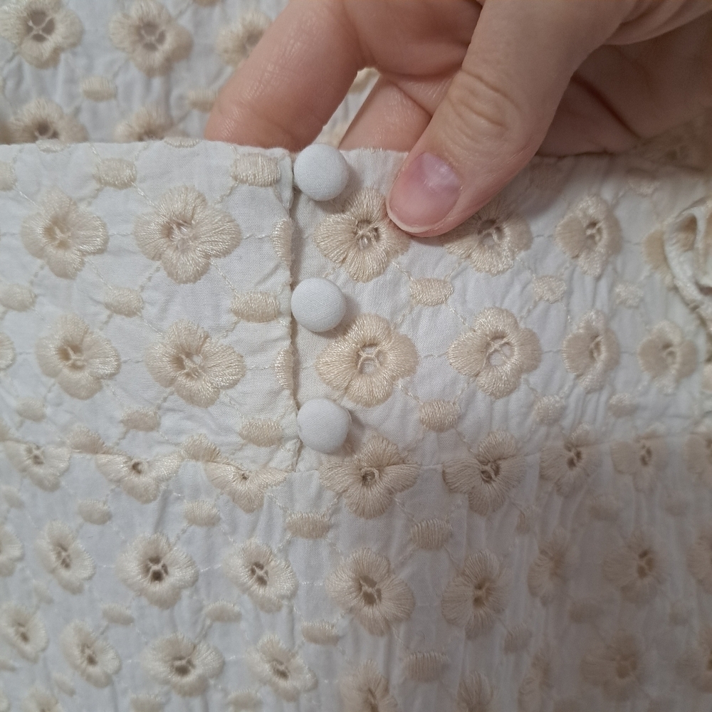 Sezane Forta Blouse Ecru 38 Medium NWOT - Picture 8 of 10